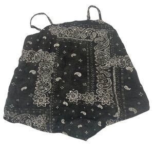 Abercrombie Kids girls bandana top, soft fabric and lined, pointed front.